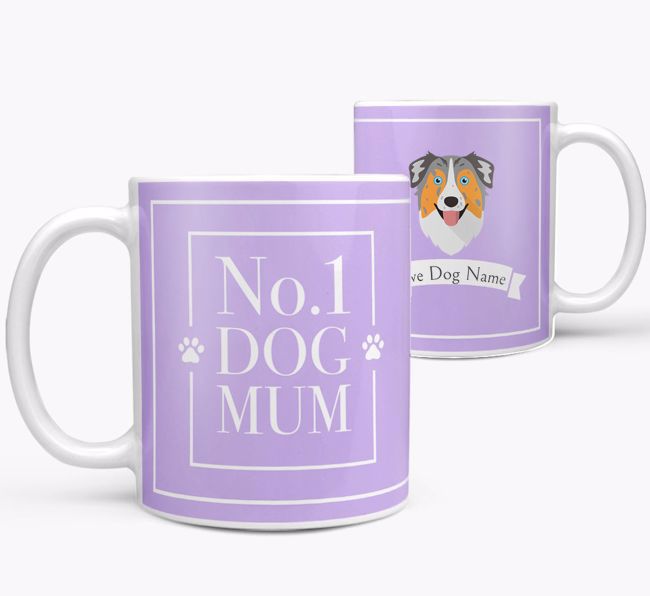 Personalised 'No.1 Mum' Mug from your {breedFullName}